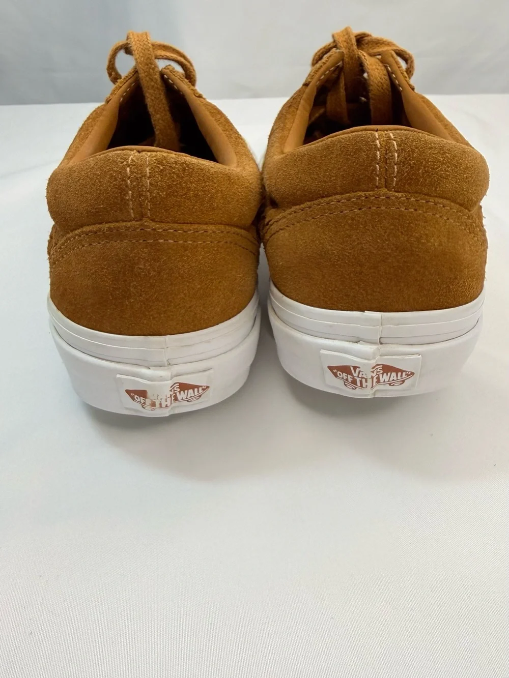 Vans Old Skool Weave DX Mens 5.5/Womens 7 Low-Top Glazed Ginger Suede Sneakers